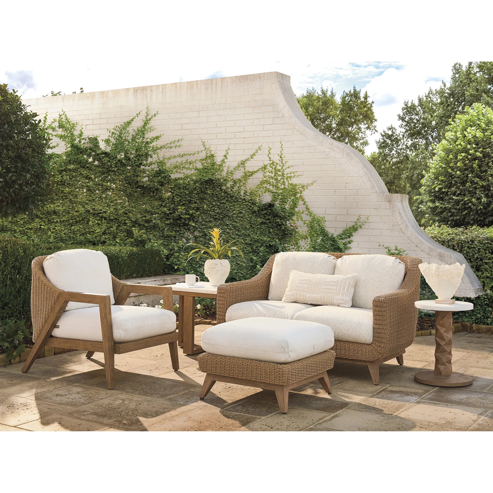 Isle of Palms Outdoor Accent Table by Tommy Bahama Outdoor. Made from stone in a unique style.