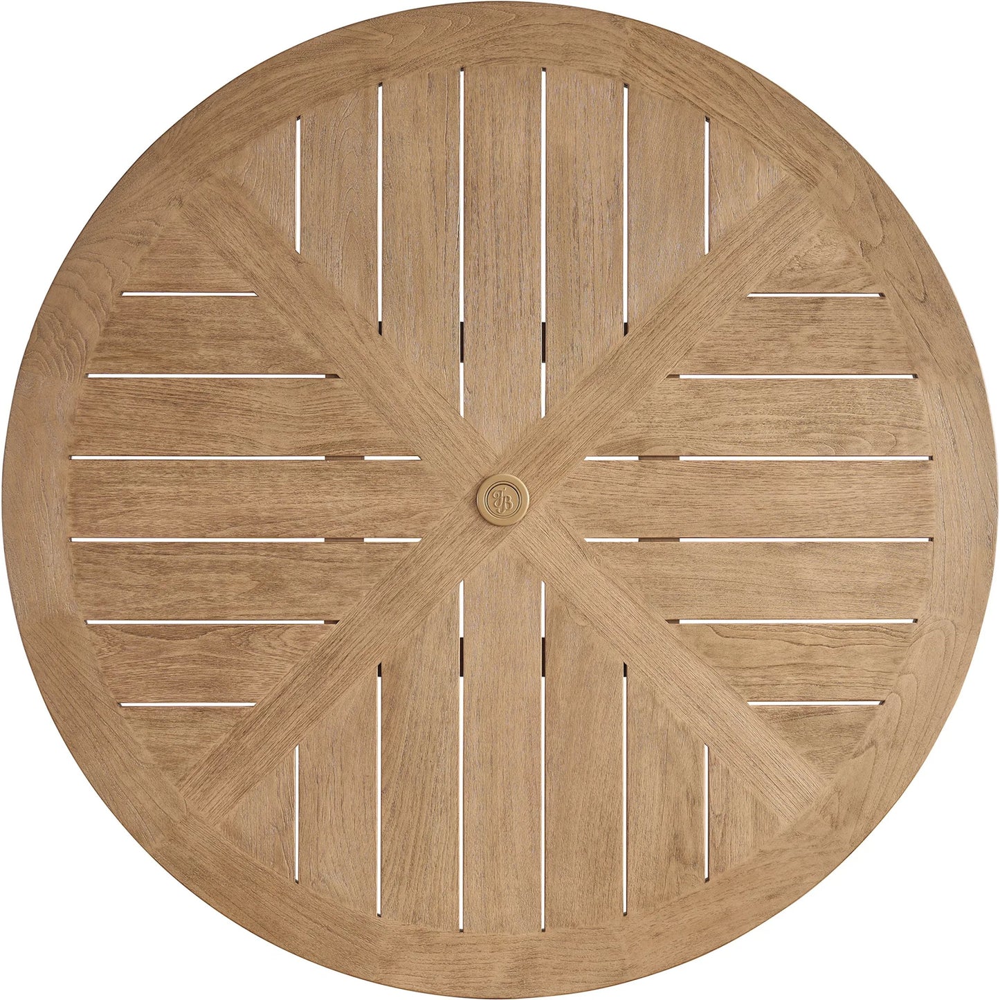 001 SI-2540654 | Additional Silo | Isle of Palms Round Dining Table by Tommy Bahama Outdoor in brown. Made from teak in a unique style.