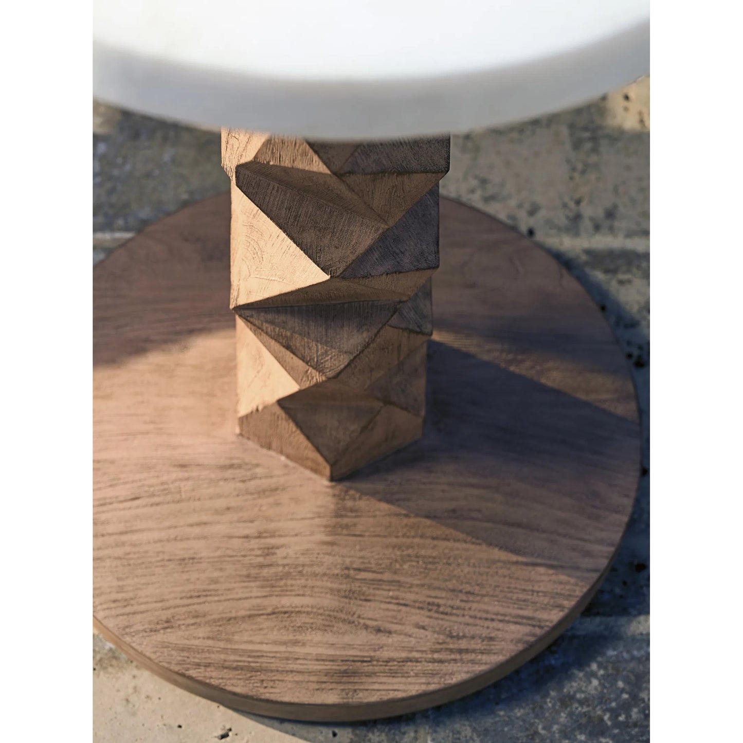 004 SI-2371237 | Closeup | Isle of Palms Outdoor Accent Table by Tommy Bahama Outdoor. Made from stone in a unique style.