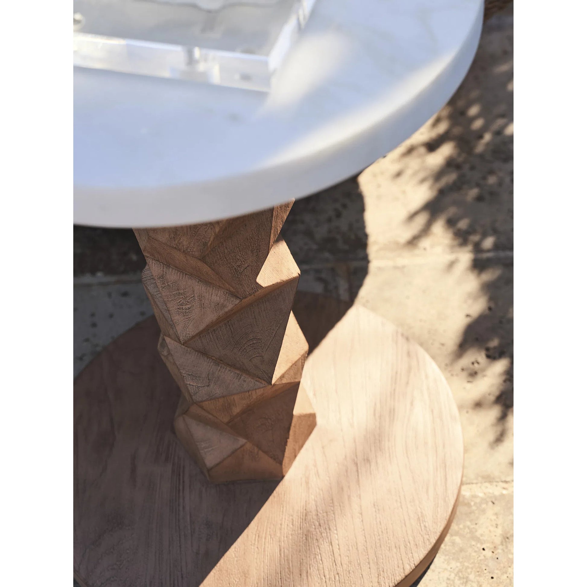 Isle of Palms Outdoor Accent Table by Tommy Bahama Outdoor. Made from stone in a unique style.