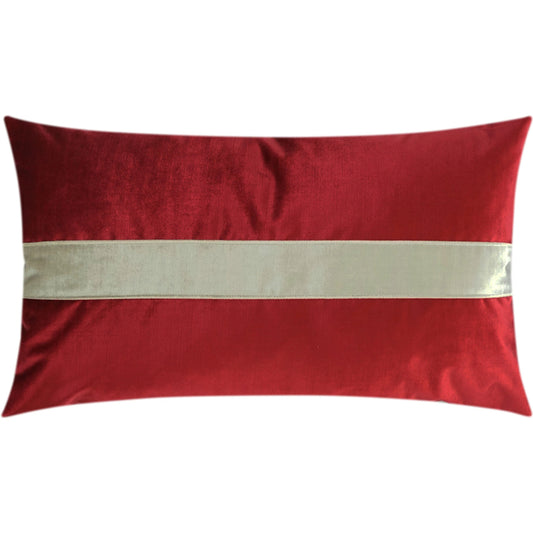 Iridescence Band Lumbar Pillow by DV Kap Home. Made from 100% polyester in a unique style.