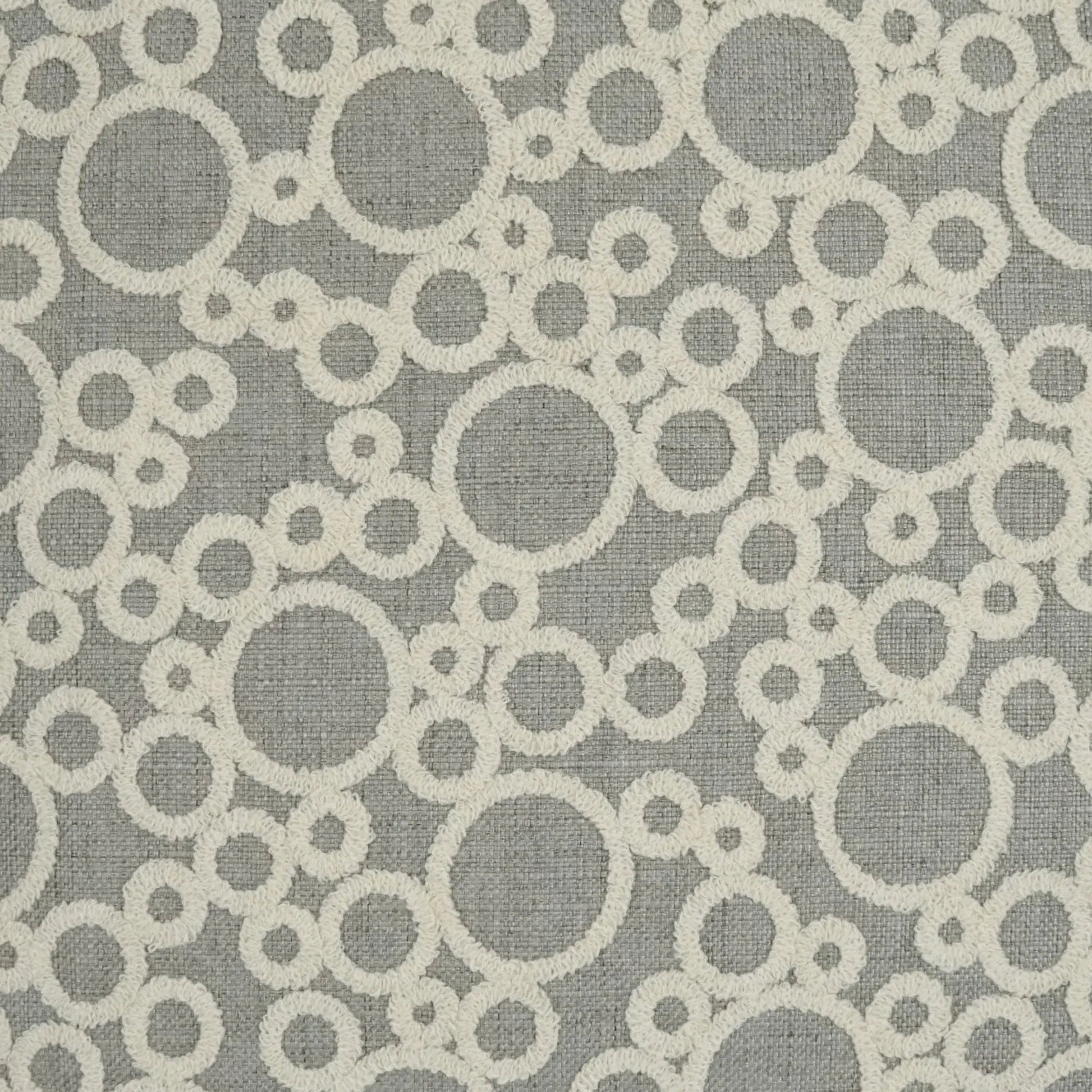 Bubbles Pillow by DV Kap Home in grey. Made from 80% polyester, 20% acrylic in a transitional style.