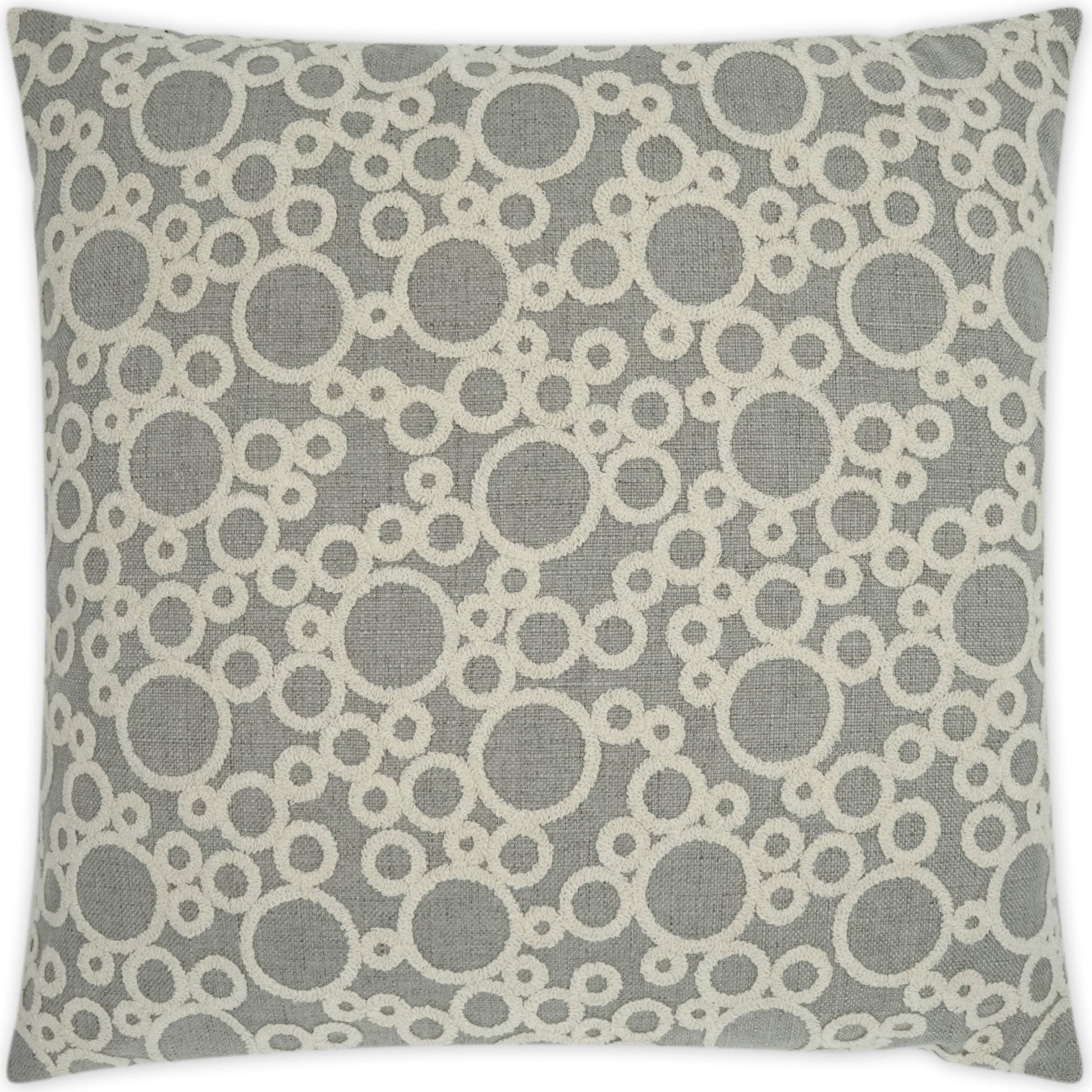 Bubbles by DV Kap Home in gray. Made from 80% polyester, 20% acrylic in a modern style.