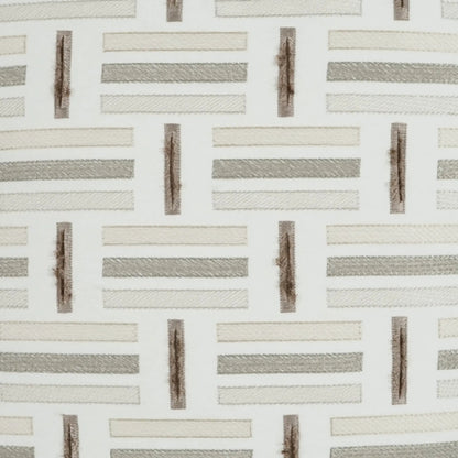 Toe Tapper Pillow by DV Kap Home in taupe. Made from 52% cotton, 48% polyester in a transitional style.