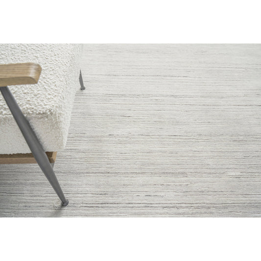 Palazzo Rug - Silver by Exquisite Rugs in silver. Made from bamboo silk, cotton in a unique style.