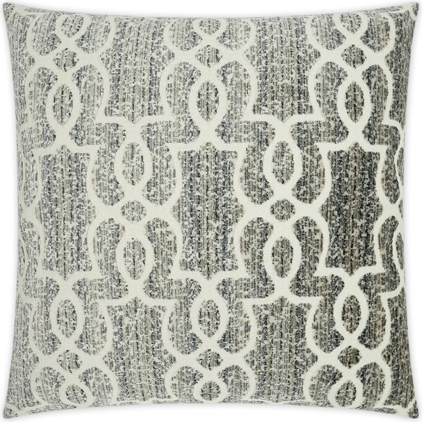 001 SI-2380789 | Primary Silo | Carmen Pillow by DV Kap Home in grey. Made from 60% rayon, 40% polyester in a transitional style.