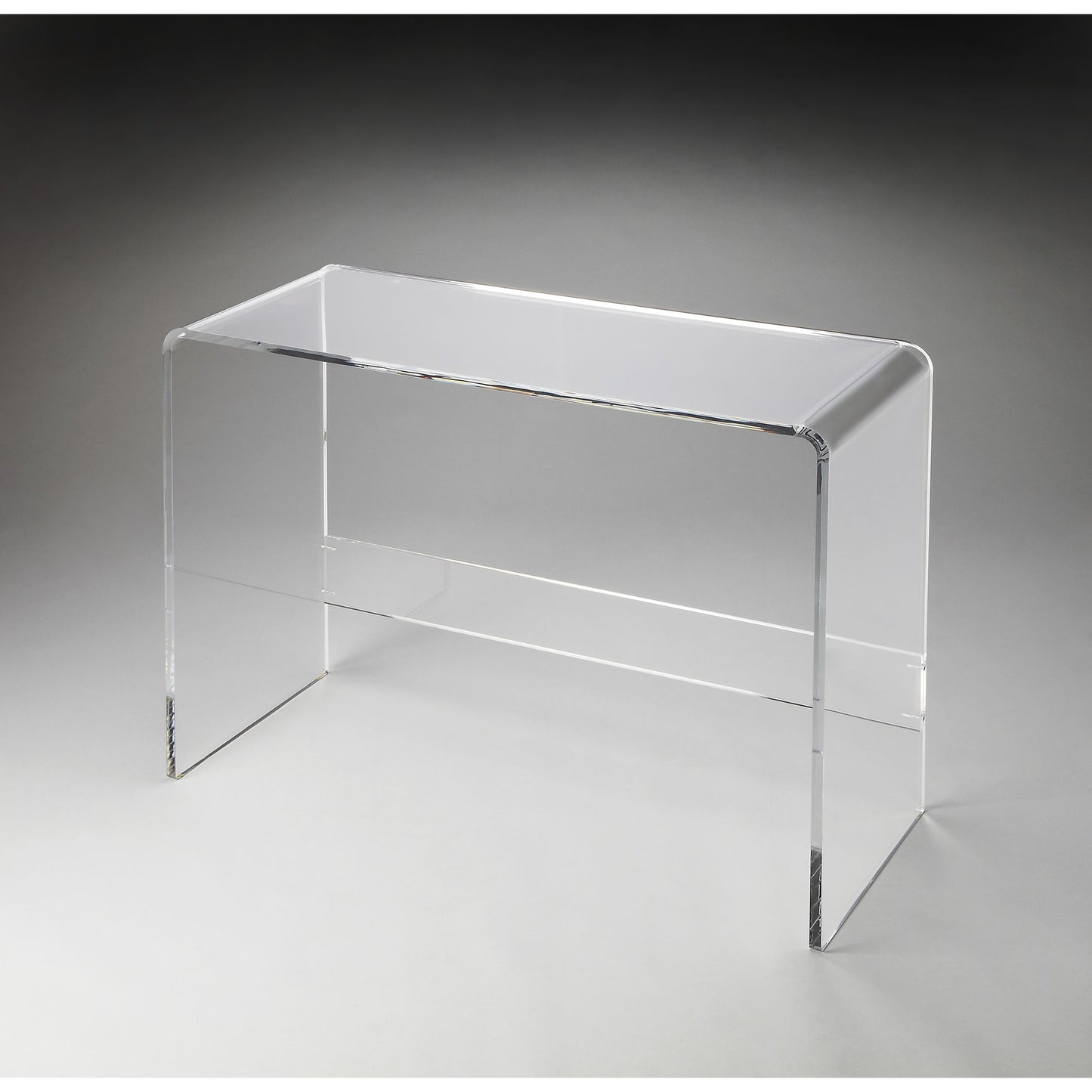 002 O-BUTLER-3399140 | Additional Silo | Crystal Acrylic Console Table by Butler Specialty Company in clear and butler loft. Made from transparent acrylic 15mm with smooth edges in a modern style.