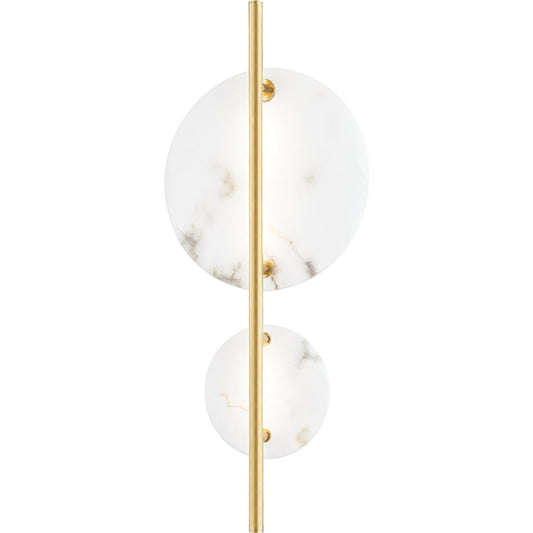 Croft Wall Sconce by Hudson Valley. Made from brass in a modern style.