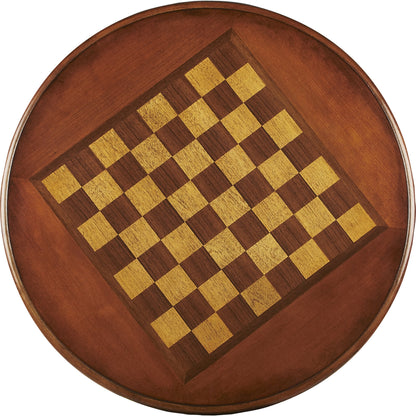 Olive Ash Burl Game Table by Butler Specialty Company in medium brown and olive ash burl. Made from wood soilds, wood products, wood veneer in a traditional style.