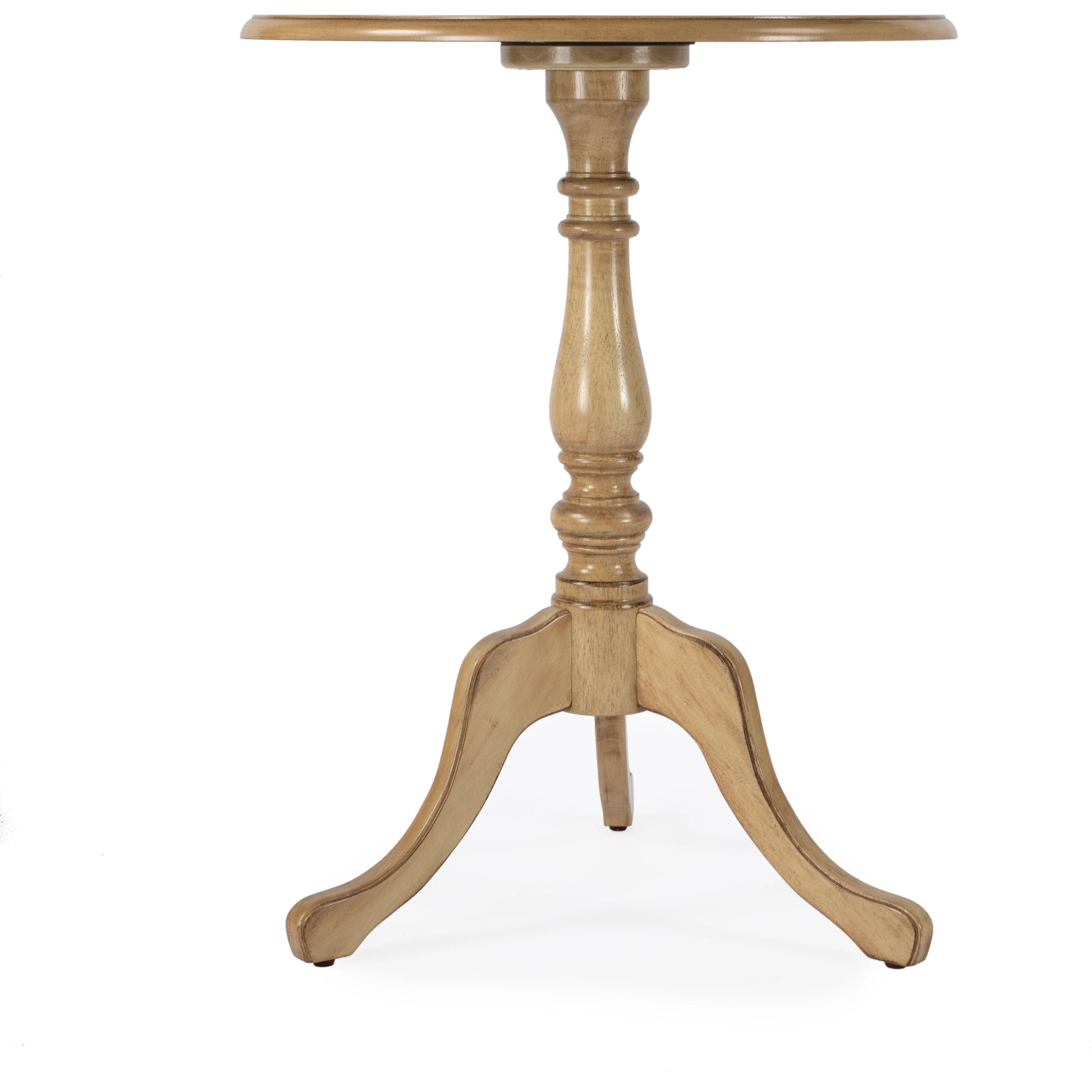 Colbert Round Pedestal Game Table by Butler Specialty Company in beige and cherry. Made from rubberwood solids, mdf, cherry & maple veneer in a cottage & farmhouse style.