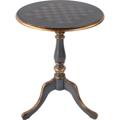 Colbert 22" Round Wood Pedestal Table by Butler Specialty Company. Made from rubberwood, mdf, cherry and maple veneers in a traditional style.