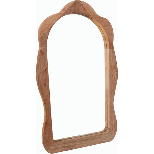 Madrid Mirror by Accent Decor in natural. Made from wood in a modern style.