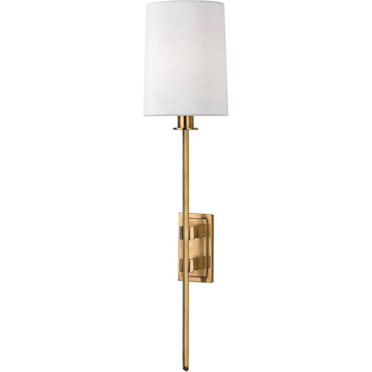 Fredonia Wall Sconce by Hudson Valley. Made from brass in a transitional style.