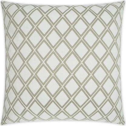 Enhancer Pillow by DV Kap Home in ivory. Made from 100% cotton in a transitional style.