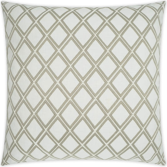 Enhancer Pillow by DV Kap Home in ivory. Made from 100% cotton in a unique style.