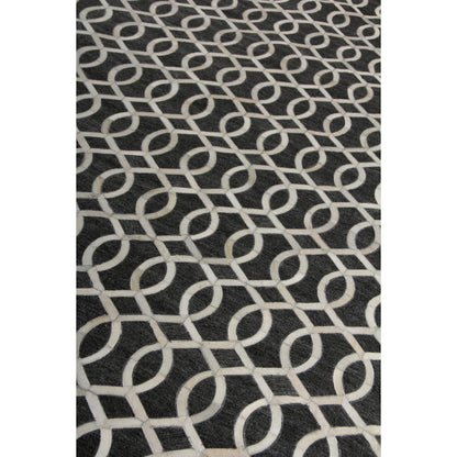 Berlin Area Rug by Exquisite Rugs. Made from leather, viscose in a unique style.