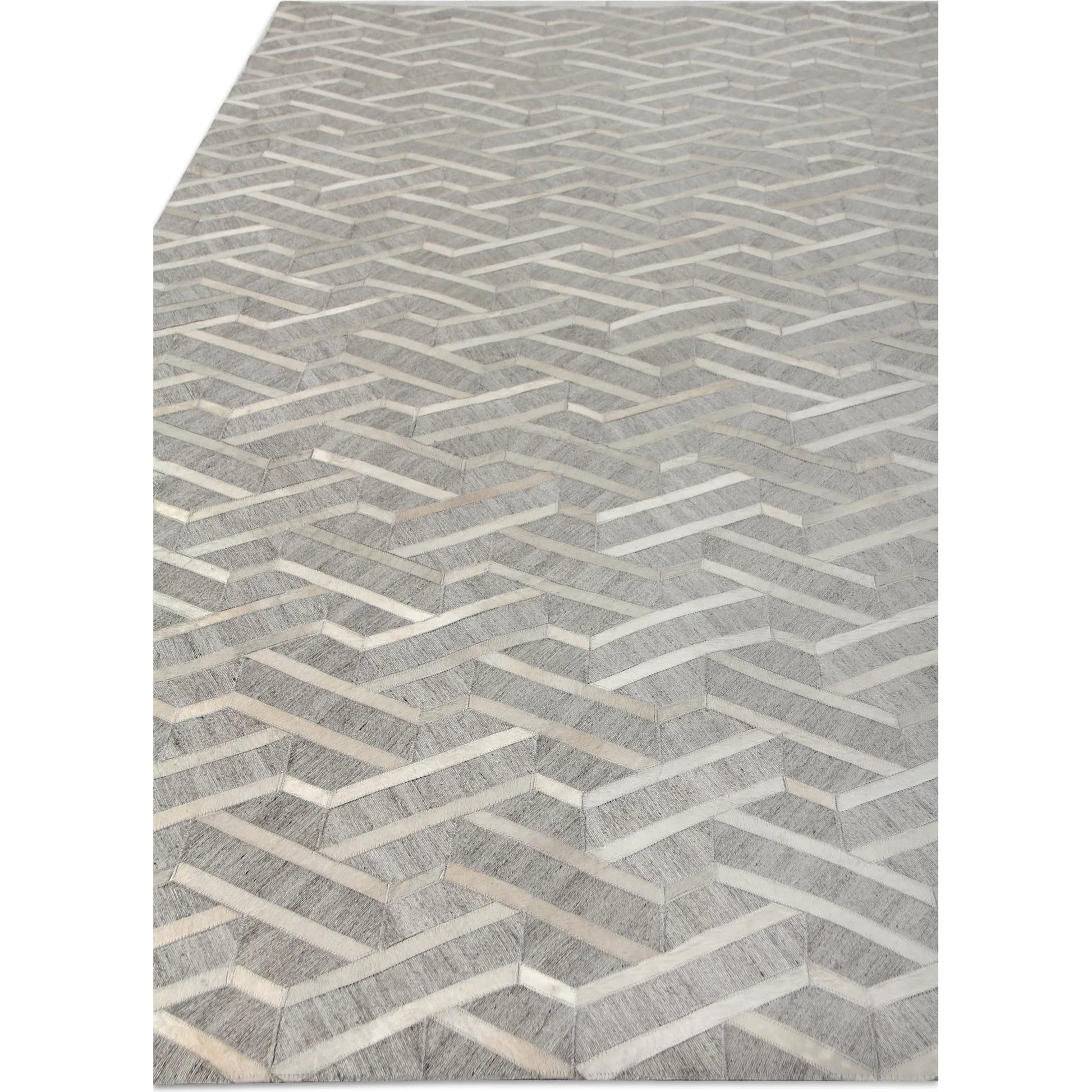 Berlin Geometric Rug by Exquisite Rugs. Made from leather, viscose in a unique style.