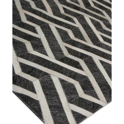Berlin Geometric Rug by Exquisite Rugs. Made from leather, viscose in a unique style.