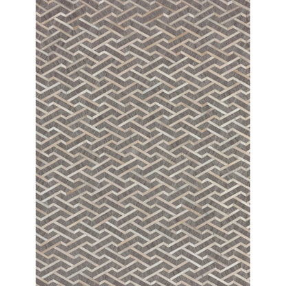 Berlin Geometric Rug by Exquisite Rugs. Made from leather, viscose in a unique style.