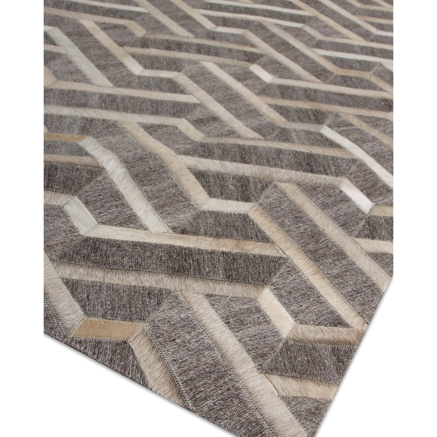 004 SI-2221913,SI-2221914,SI-2221915,SI-2293632,SI-2383907 | Primary Silo | Berlin Geometric Rug by Exquisite Rugs. Made from leather, viscose in a unique style.