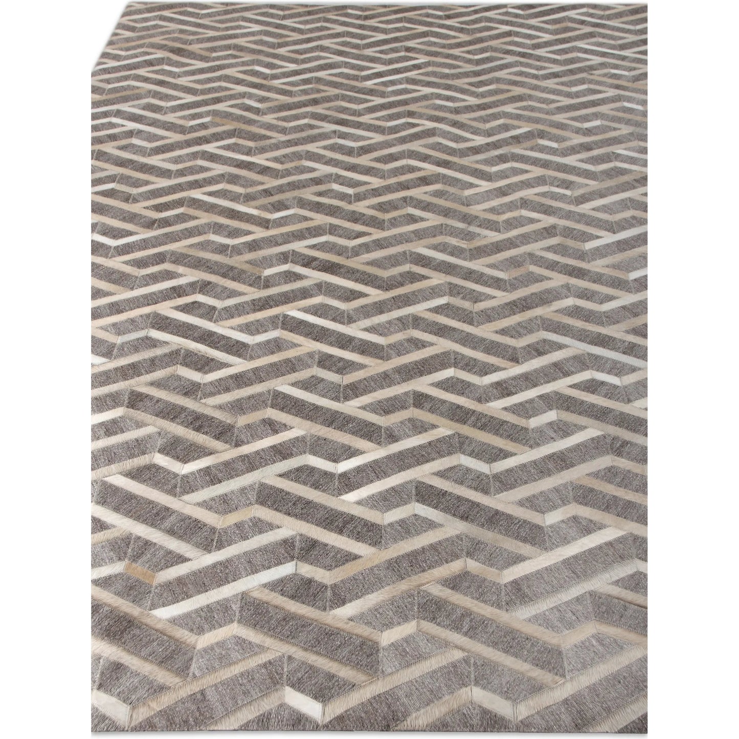011 SI-2221913,SI-2221914,SI-2221915,SI-2383907 | Closeup | Berlin Geometric Rug by Exquisite Rugs. Made from leather, viscose in a unique style.