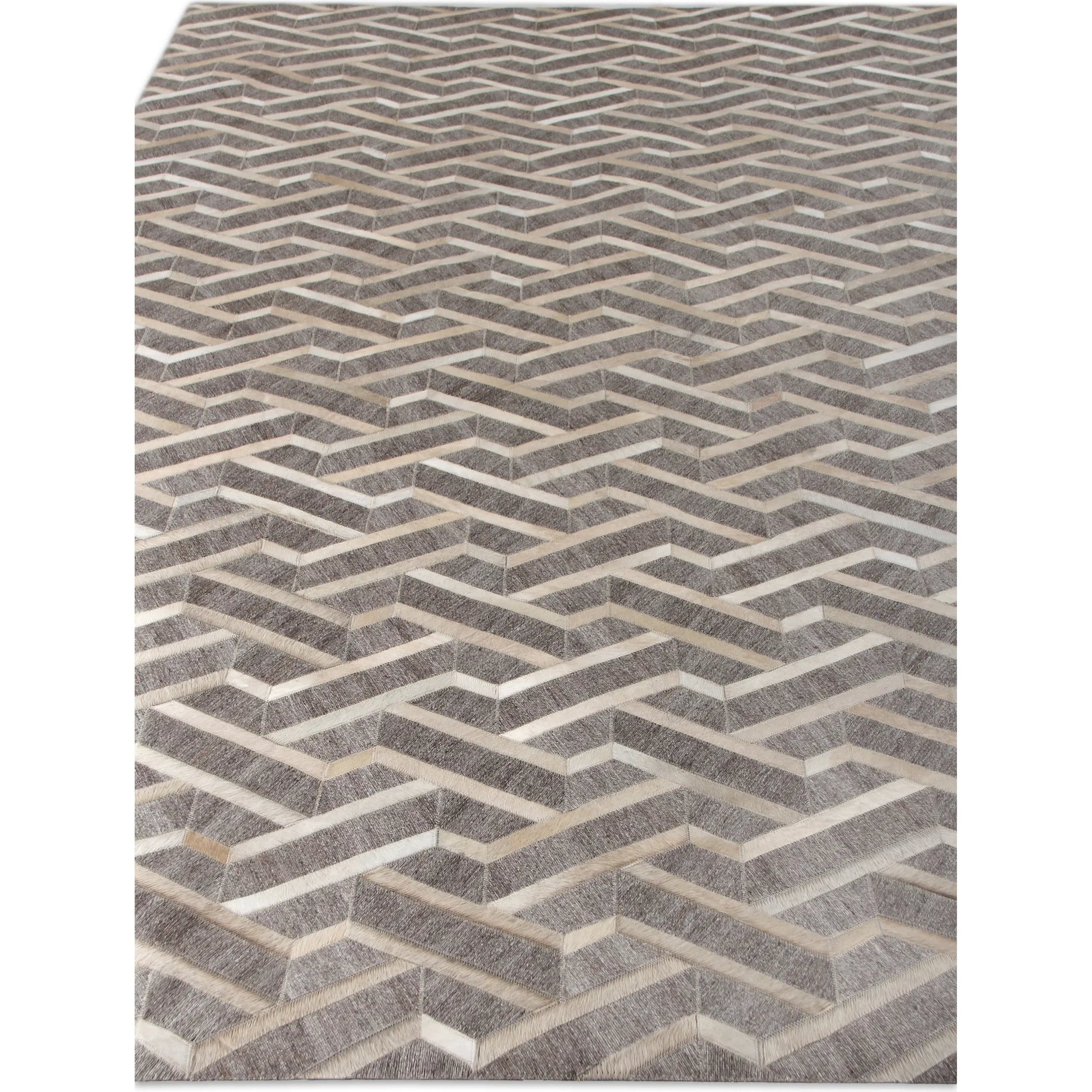 Berlin Geometric Rug by Exquisite Rugs. Made from leather, viscose in a unique style.