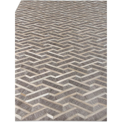 Berlin Geometric Rug by Exquisite Rugs. Made from leather, viscose in a unique style.