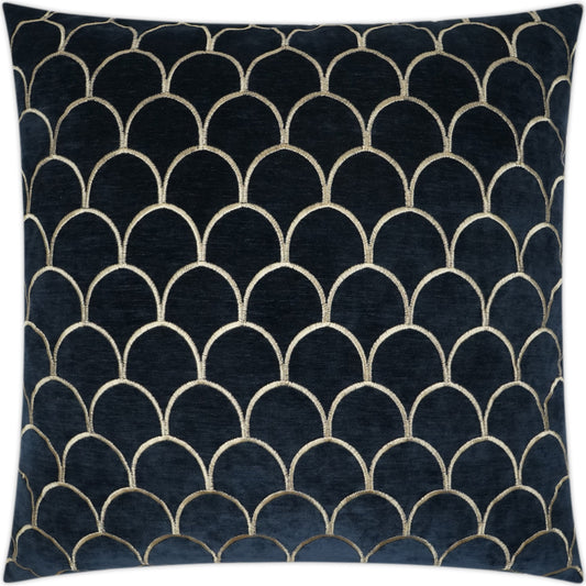 Arvana by DV Kap Home in navy, midnight. Made from 89% polyester, 11% rayon in a coastal style.