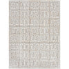 Silver, Ivory / 1' x 1'6"