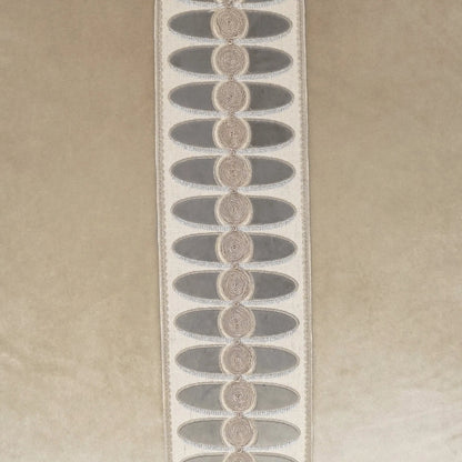Mati Velvet Pillow by DV Kap Home in smoke. Made from 100% polyester in a unique style.