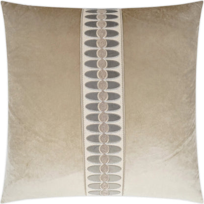 Mati Velvet Pillow by DV Kap Home in smoke. Made from 100% polyester in a unique style.