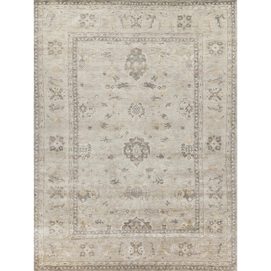 Antique Weave Oushak 3420 Rug by Exquisite Rugs in ivory, brown. Made from new zealand wool in a unique style.