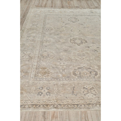 Antique Weave Oushak Rug VII by Exquisite Rugs in ivory, brown. Made from new zealand wool in a unique style.