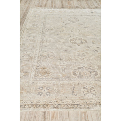 Antique Weave Oushak Rug VII by Exquisite Rugs in ivory, brown. Made from new zealand wool in a unique style.