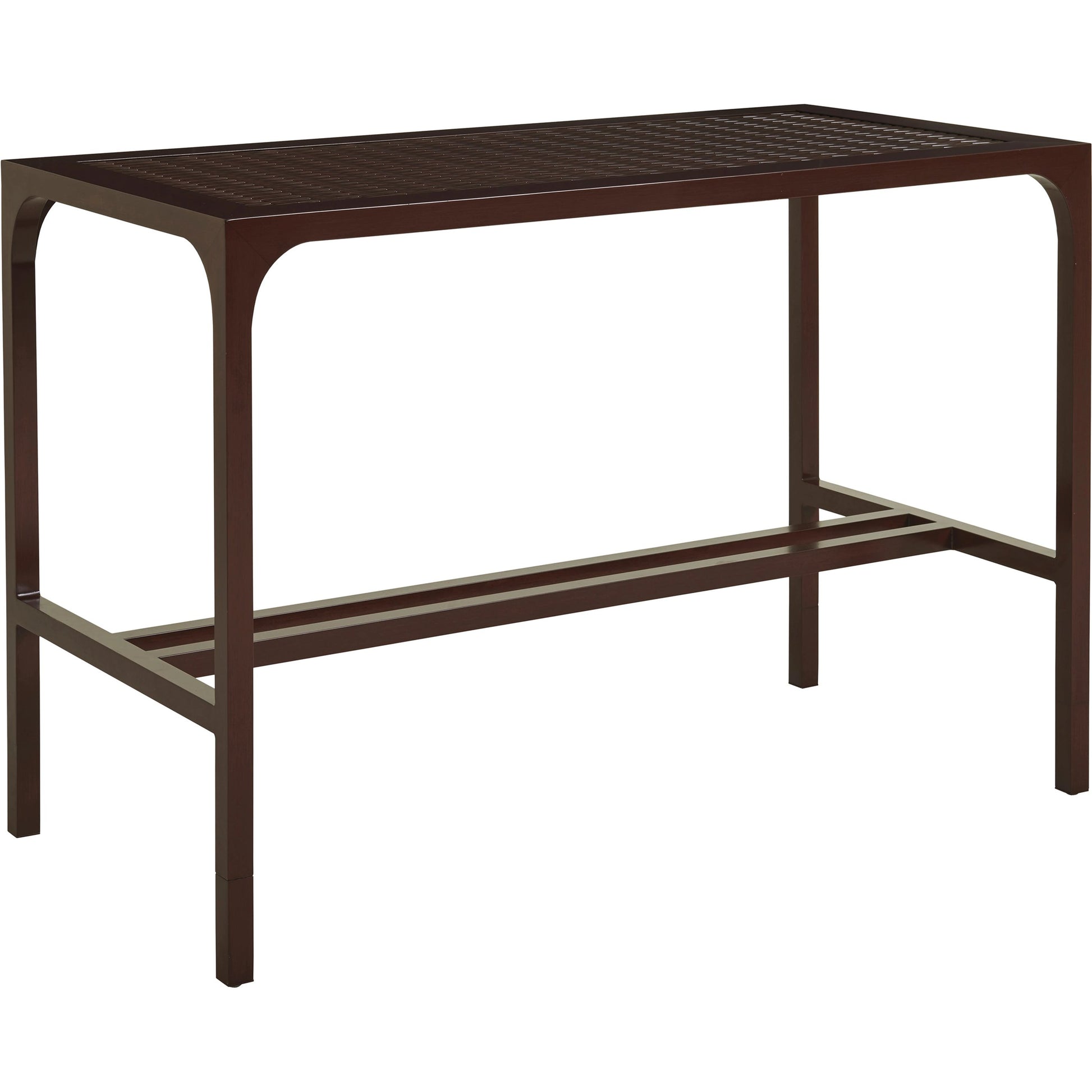 Abaco High/Low Bistro Table by Tommy Bahama Outdoor in english walnut. Made from unique in a transitional style.