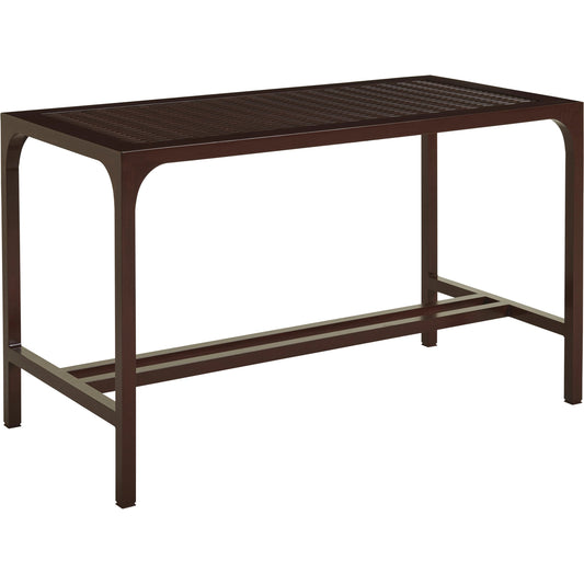 Abaco High/Low Bistro Table by Tommy Bahama Outdoor in english walnut. Made from unique in a transitional style.