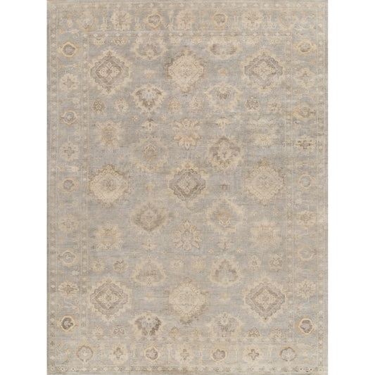 Antique Weave Oushak 3421 Rug by Exquisite Rugs in light blue. Made from new zealand wool in a unique style.