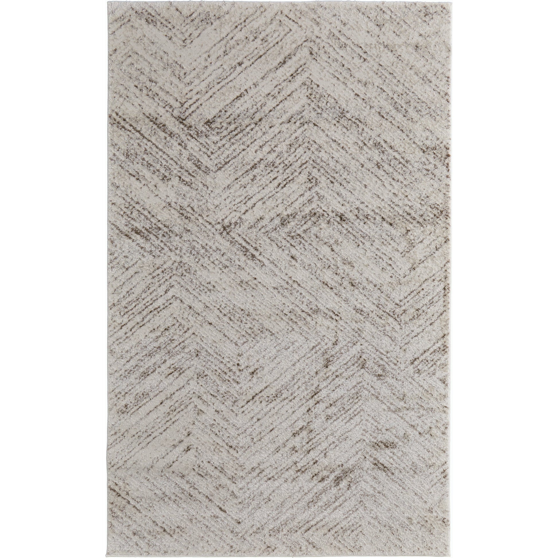 Vancouver Geometric Rug - VNR39NPF by Feizy in ivory, tan, brown. Made from polypropylene, polyester in a unique style.