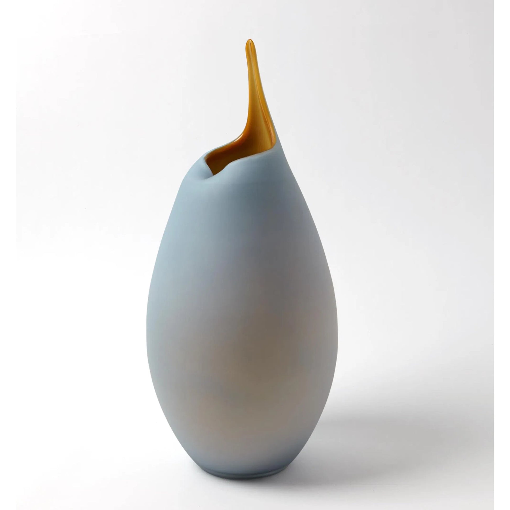 Frosted Vase by Global Views. Made from glass in a modern style.