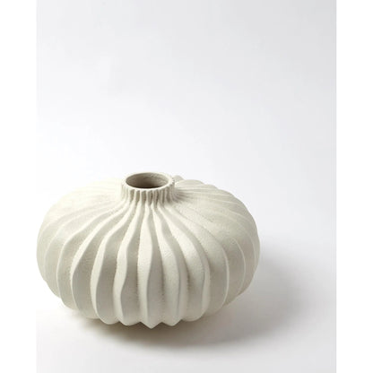 Lithos Vase by Global Views. Made from ceramic in a coastal style.