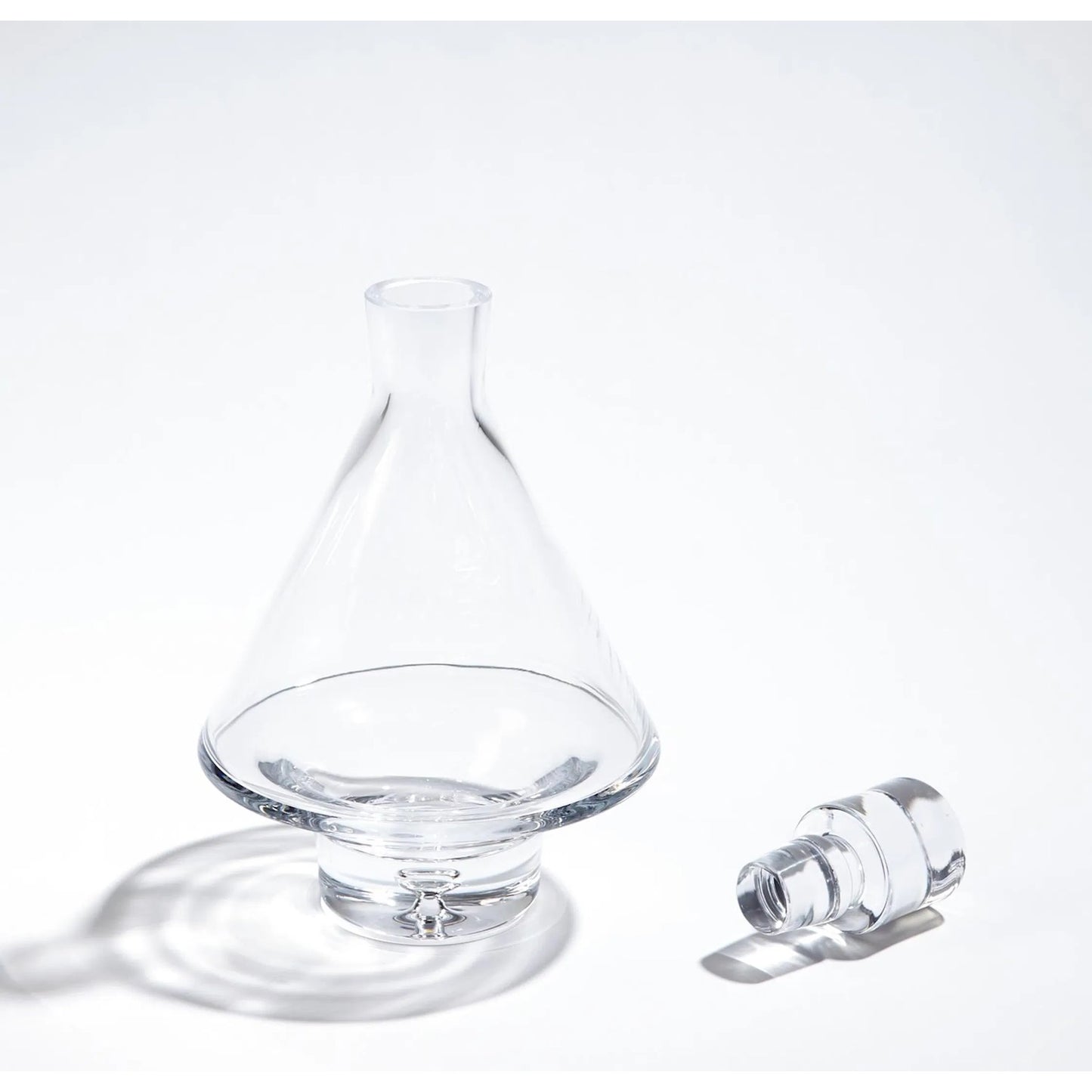 004 SR-701193 | Additional Silo | Fat Bottom Decanter by Global Views. Made from glass in a modern style.