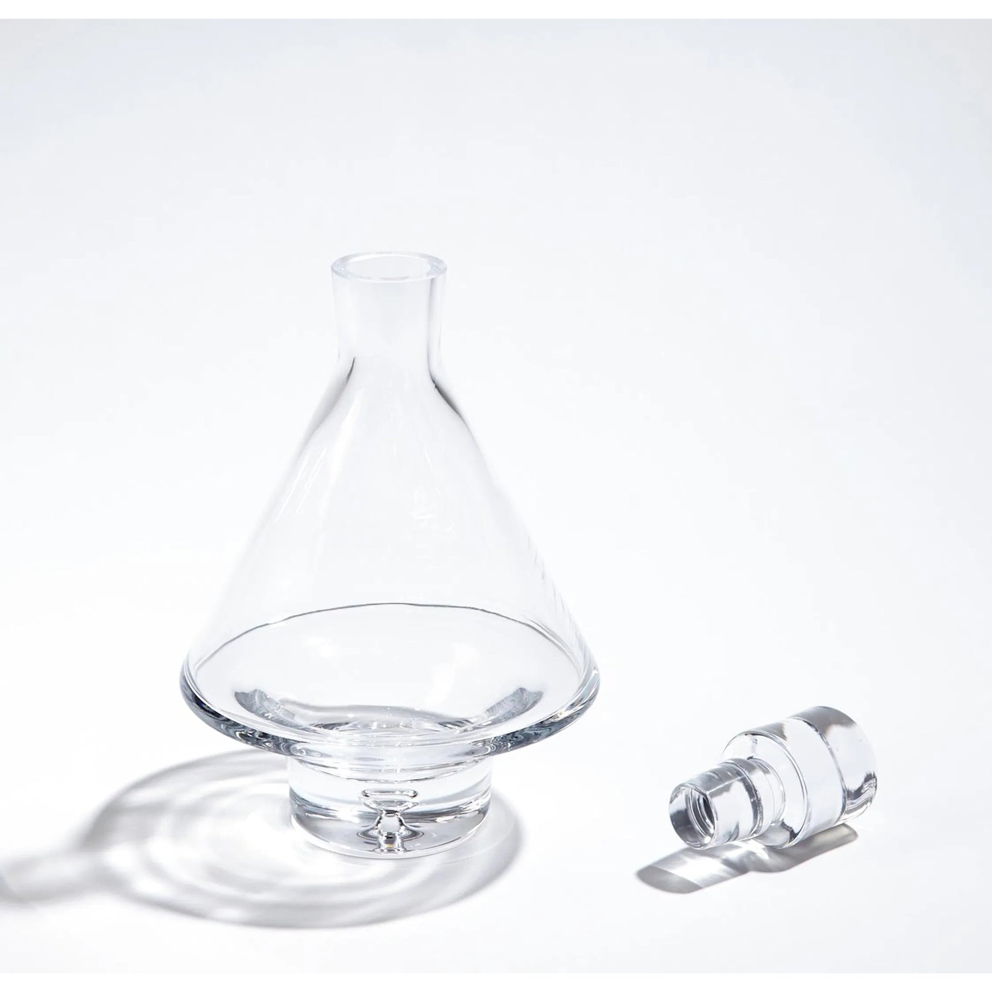 Fat Bottom Decanter by Global Views. Made from glass in a modern style.
