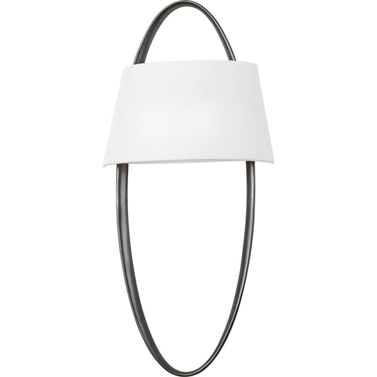 Dubai 2 Light Sconce by Corbett. Made from steel in a modern style.