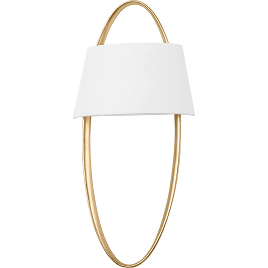 Dubai 2 Light Sconce by Corbett. Made from steel in a modern style.