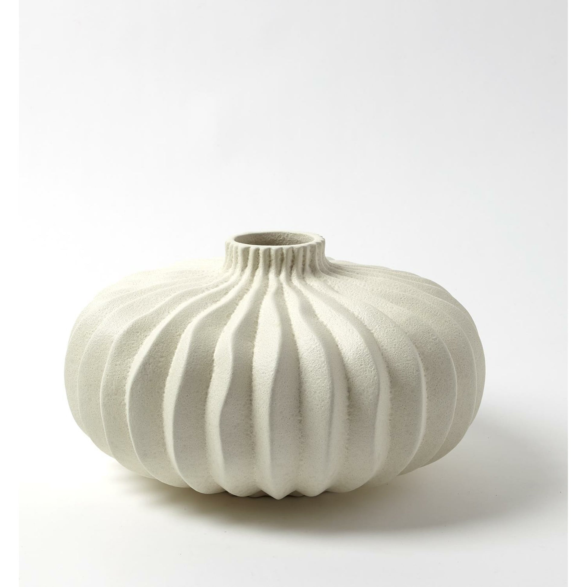 Lithos Vase by Global Views. Made from ceramic in a coastal style.
