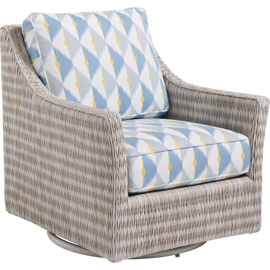Seabrook Swivel Glider Chair by Tommy Bahama Outdoor in oyster white. Made from unique in a modern style.