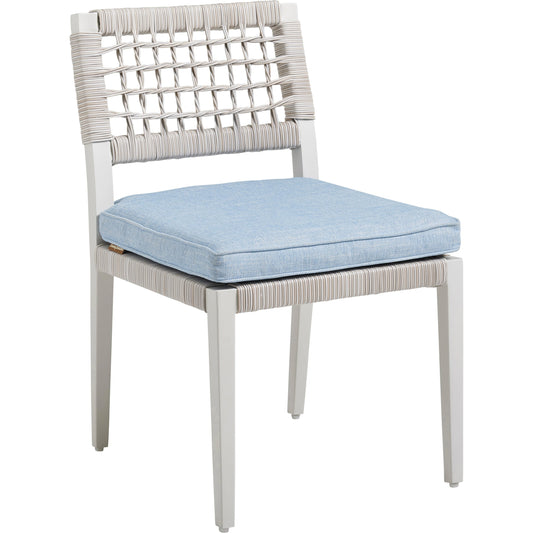 Seabrook Side Dining Chair by Tommy Bahama Outdoor in oyster white. Made from unique in a cottage & farmhouse style.