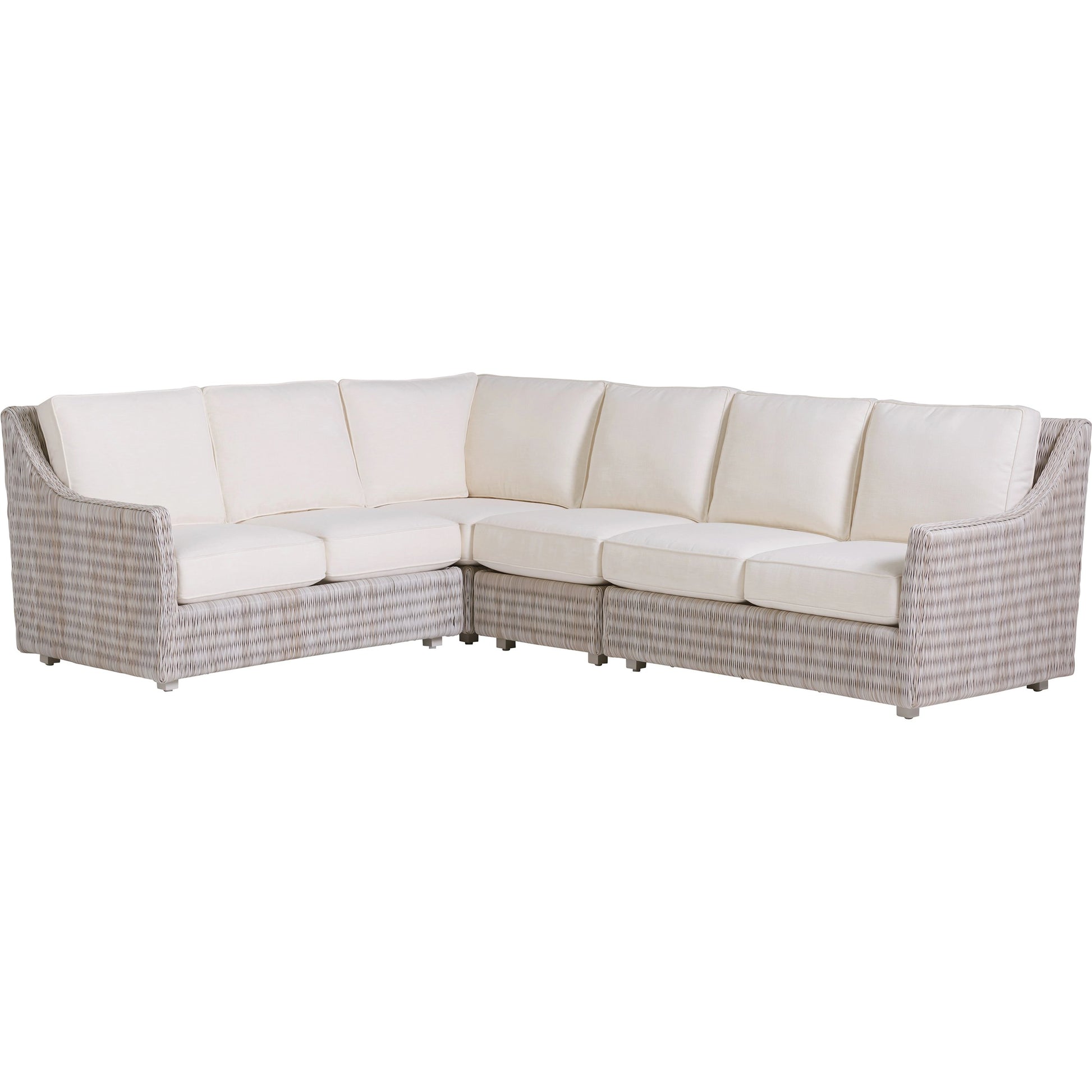 Seabrook Sectional by Tommy Bahama Outdoor in oyster white. Made from unique in a modern style.