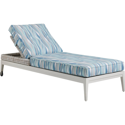 Seabrook Chaise by Tommy Bahama Outdoor in oyster white. Made from unique in a modern style.