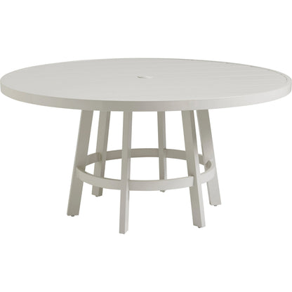 Seabrook Round Dining Table by Tommy Bahama Outdoor in oyster white. Made from unique in a modern style.